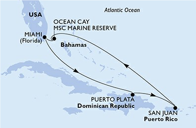 Croisière Caraïbes - 8 jours